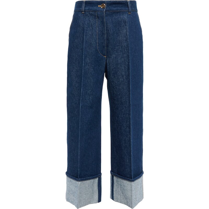 Patou Mid-rise wide-leg jeans