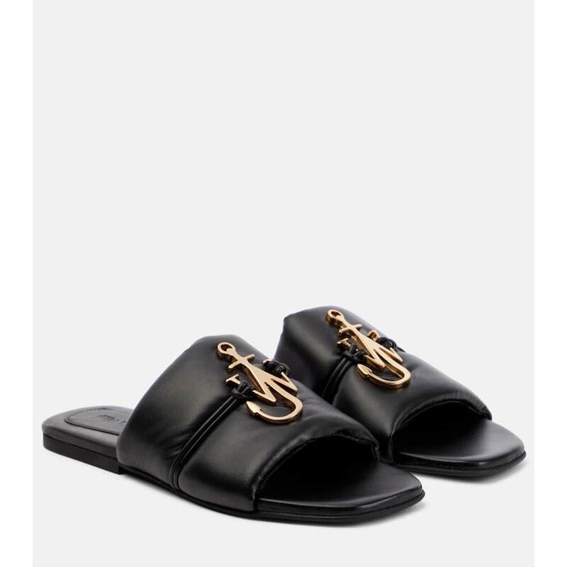 JW Anderson Anchor leather sandals