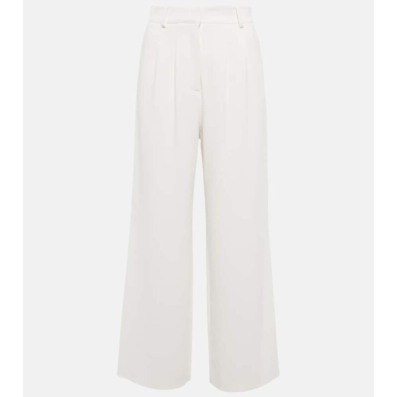 Etro Pleated high-rise cropped pants