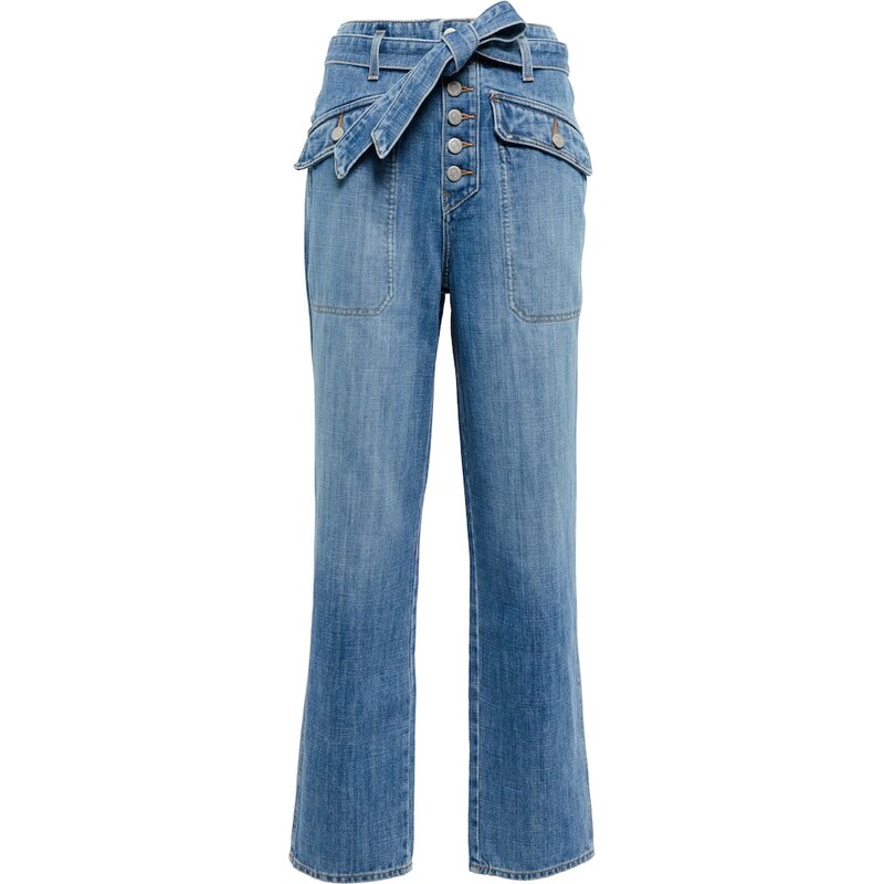 Veronica Beard Rinley high-rise cropped jeans
