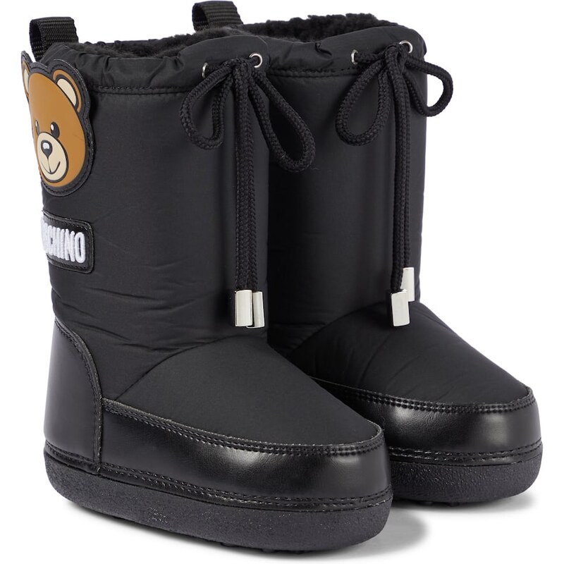 Moschino Kids Logo snow boots