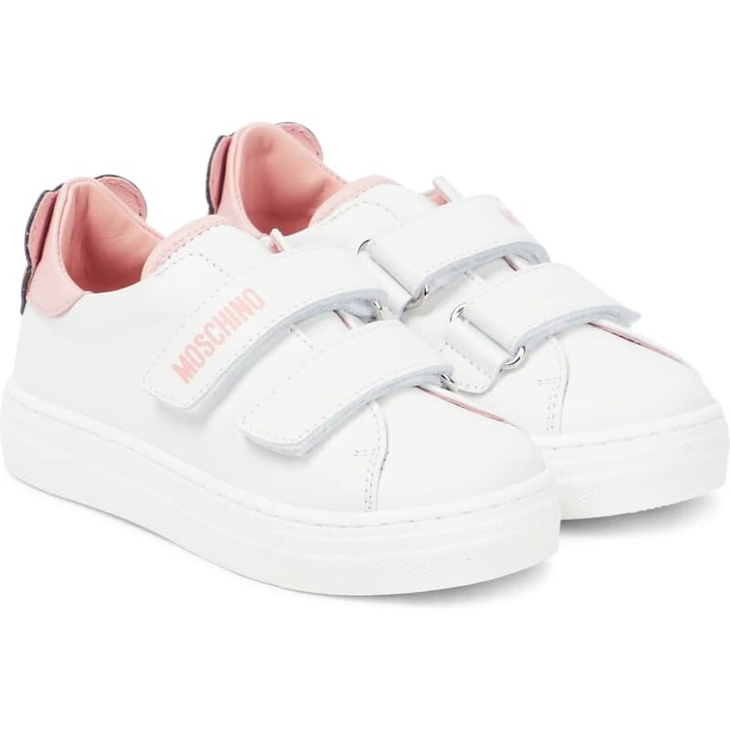 Moschino Kids Leather sneakers