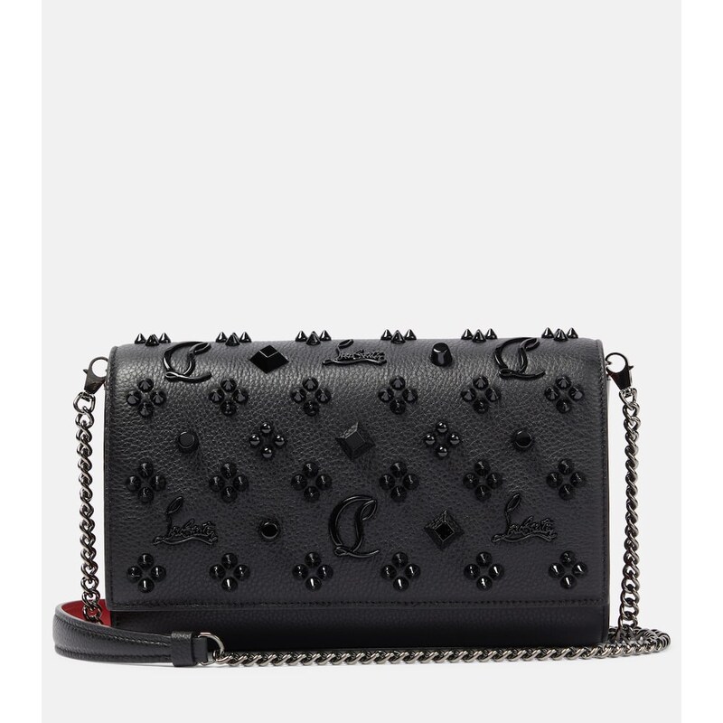 Christian Louboutin Paloma leather wallet on chain