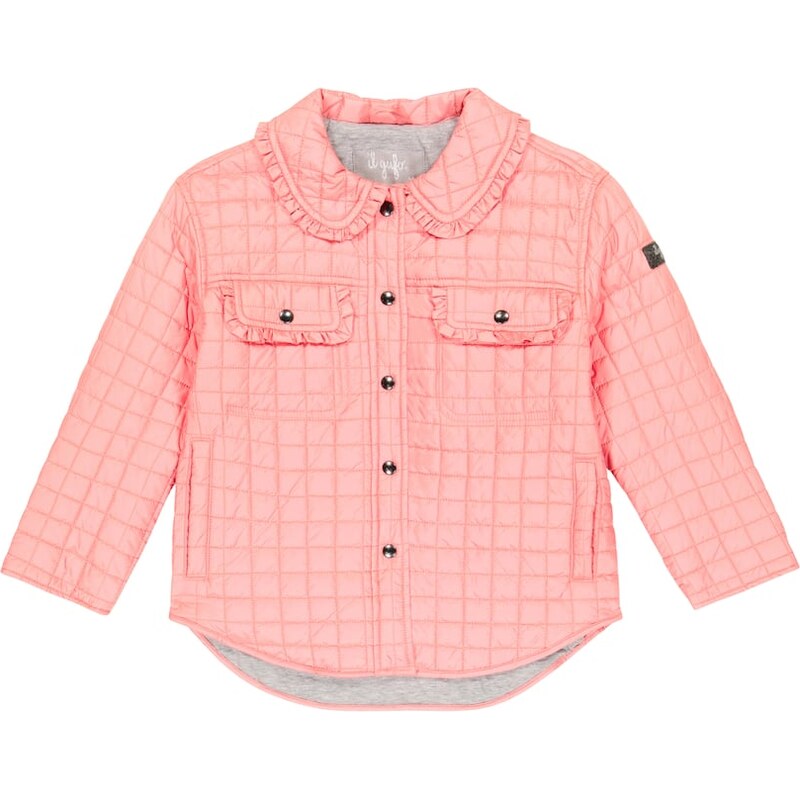 Il Gufo Ruffle-trimmed quilted jacket