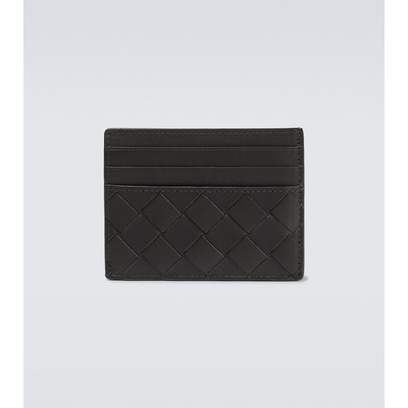 Bottega Veneta Intrecciato leather cardholder