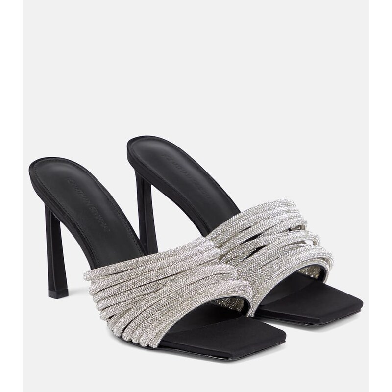 Simkhai Lena crystal-embellished high sandals