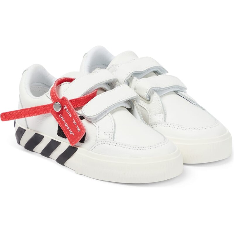 Off-White Kids Low Vulcanized leather sneakers