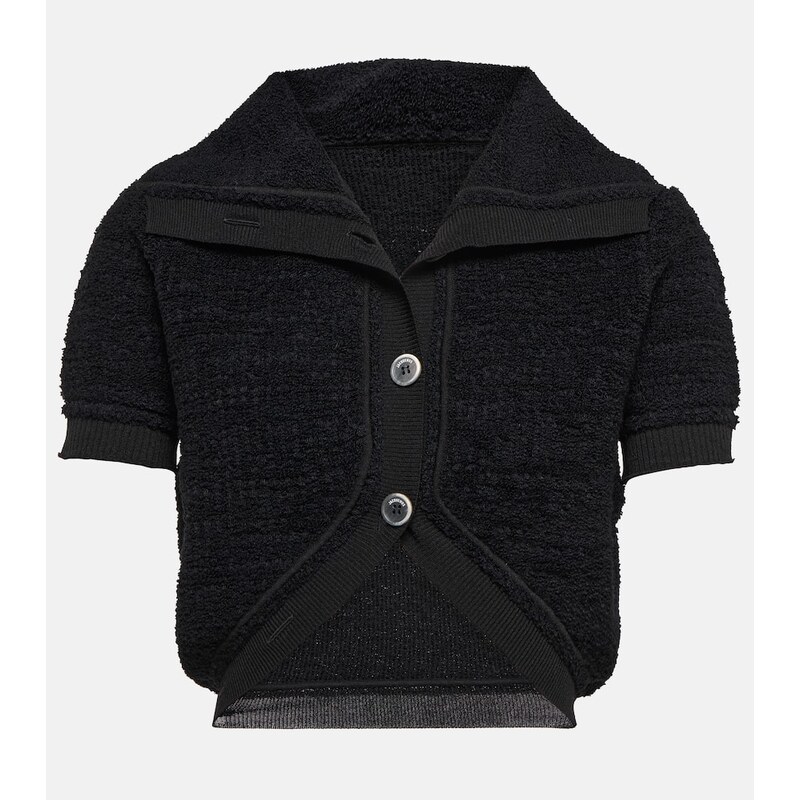Jacquemus Le Cardigan Campana knit crop top
