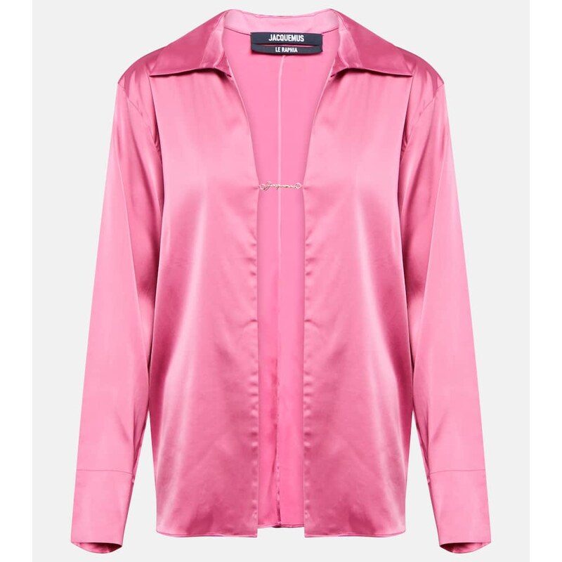 Jacquemus La Chemise Notte satin shirt