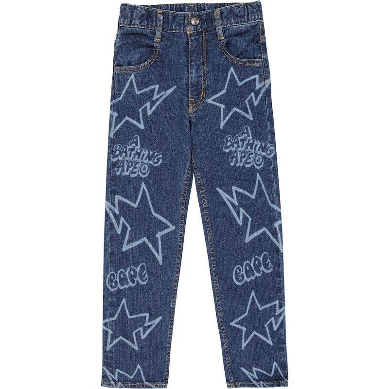 BAPE Kids Printed jeans