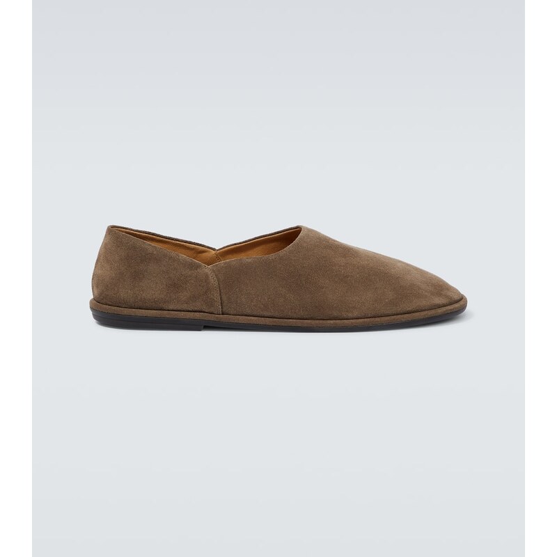 The Row Canal suede flats