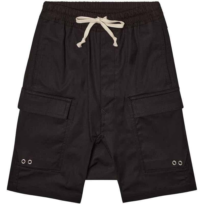 Rick Owens Kids Pods cotton cargo shorts