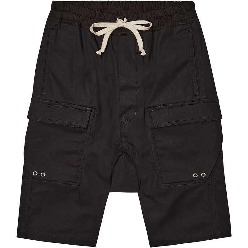 Rick Owens Kids Pods cotton-blend cargo Bermuda shorts