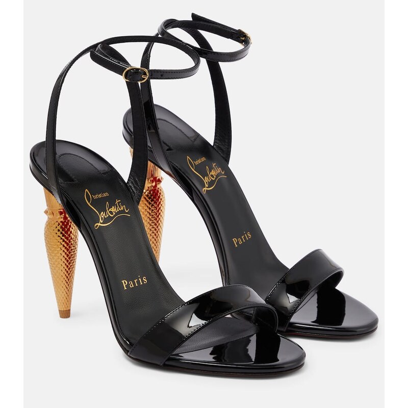 Christian Louboutin Lipqueen 100 patent leather sandals