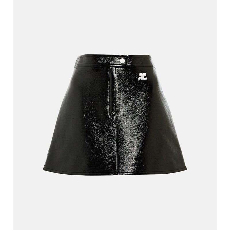 Courrèges Logo miniskirt