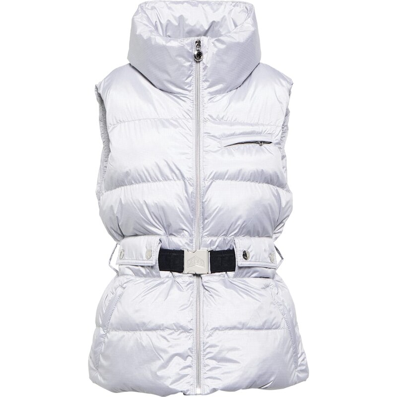 Jet Set Clara Glam belted puffer vest