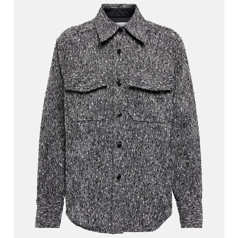 Victoria Beckham BouclÃ utility shirt