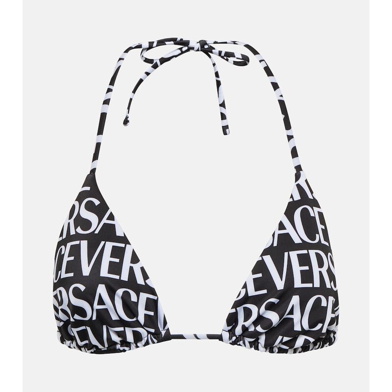 Versace Logo bikini top