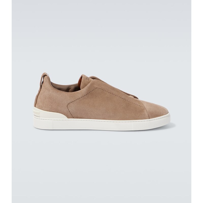 Zegna Triple Stitch suede sneakers