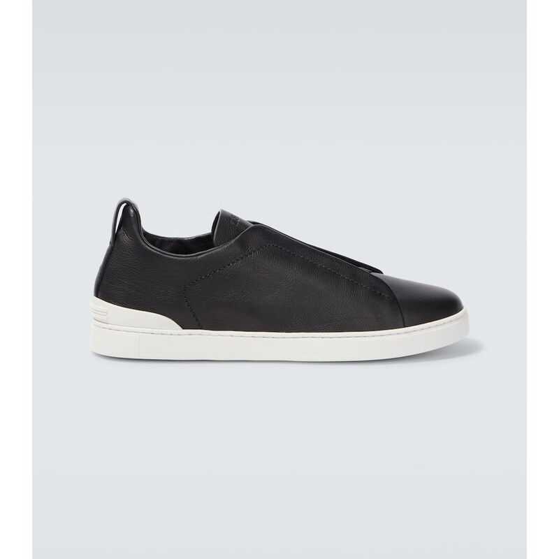 Zegna Triple Stitch leather sneakers
