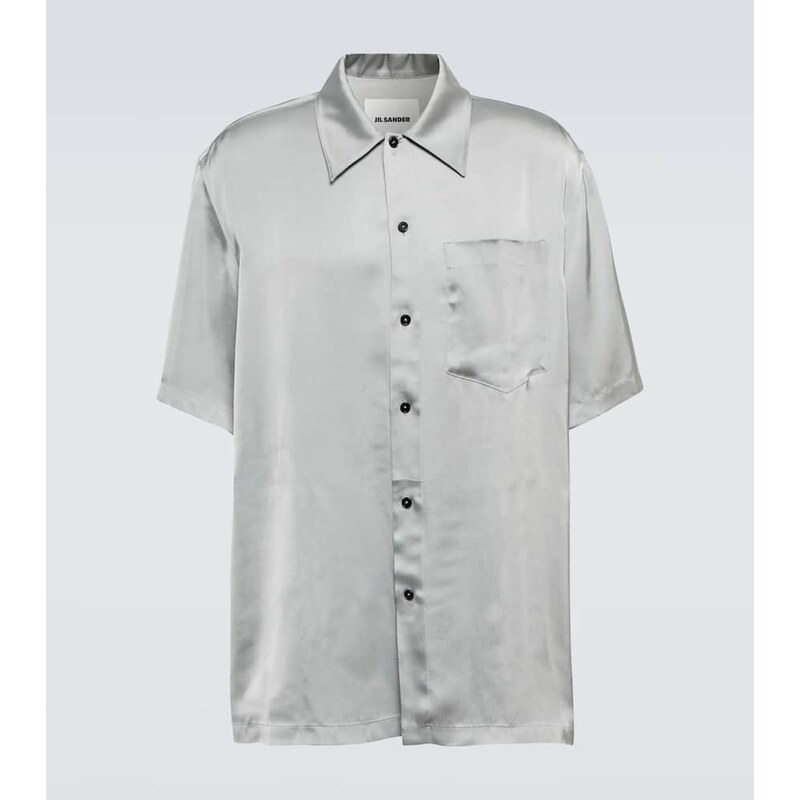 Jil Sander Shirt 36 satin bowling shirt