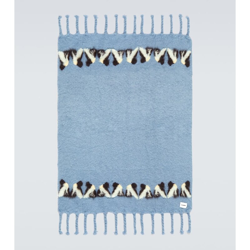 Jil Sander Mohair and wool-blend scarf