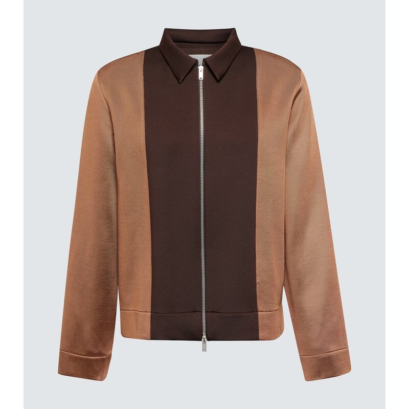 Pánská bunda Jil Sander v barvě brown overflown