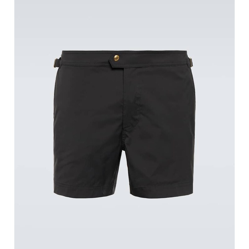 Tom Ford Side-buckle swim trunks