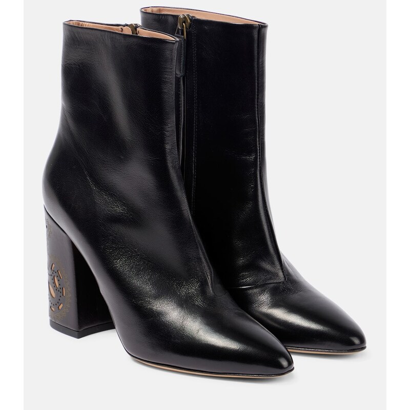 Etro Perforated leather ankle boots