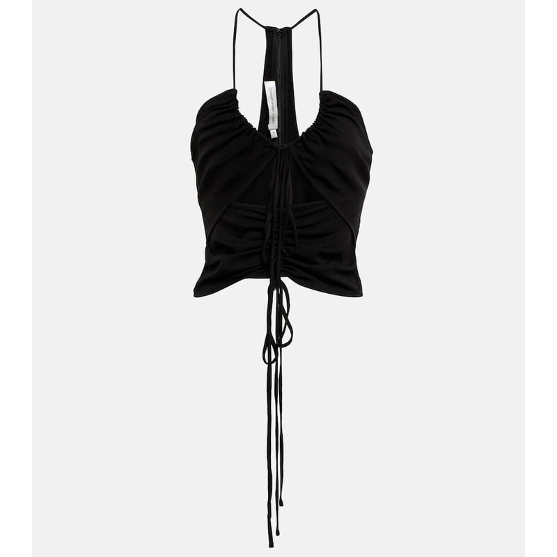 Christopher Esber Ruched halterneck top