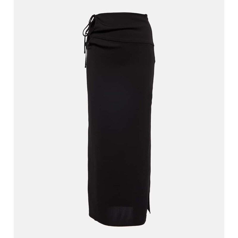 Christopher Esber Wraparound crÃªpe maxi skirt