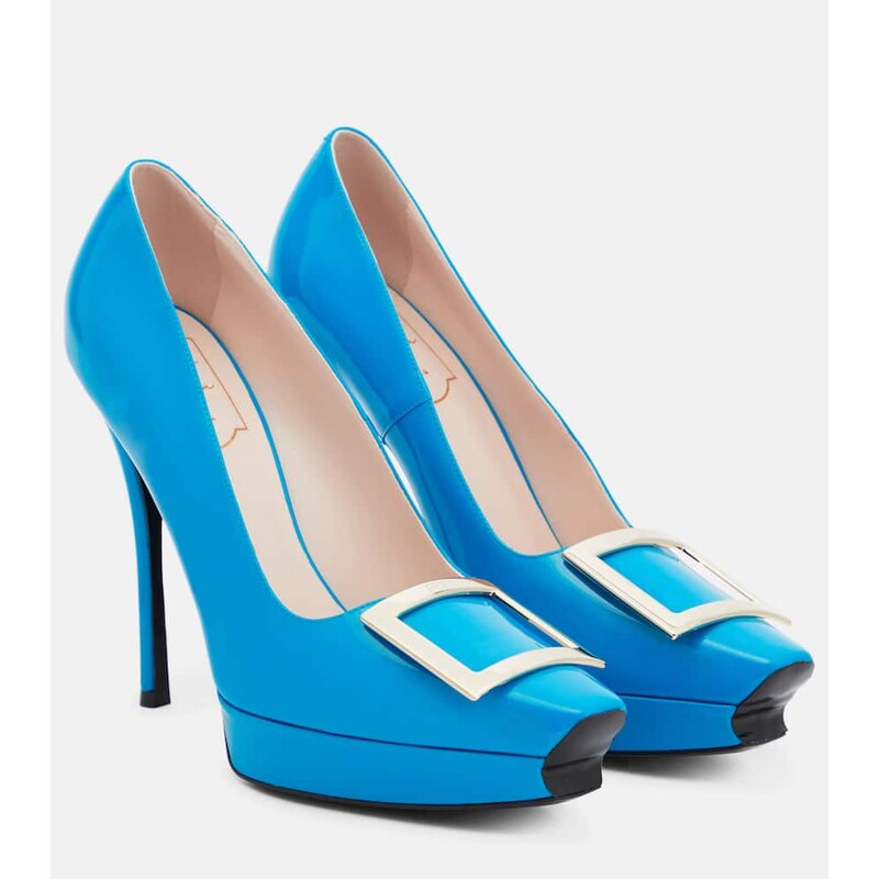 Roger Vivier Trompette patent leather pumps