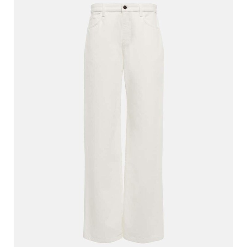 The Row Eglitta mid-rise wide-leg jeans