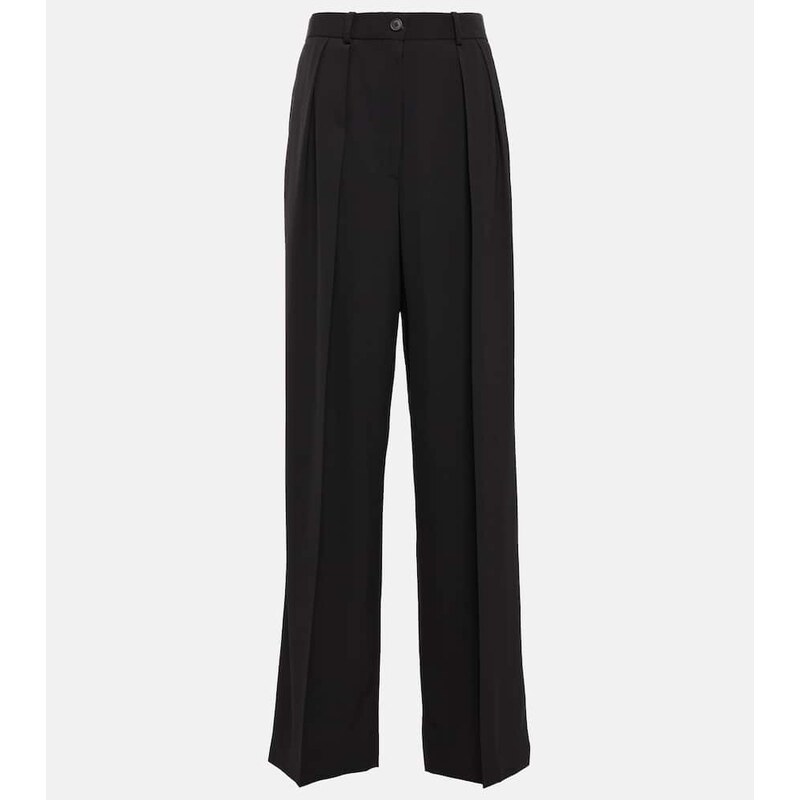 The Row Igor high-rise wide-leg pants
