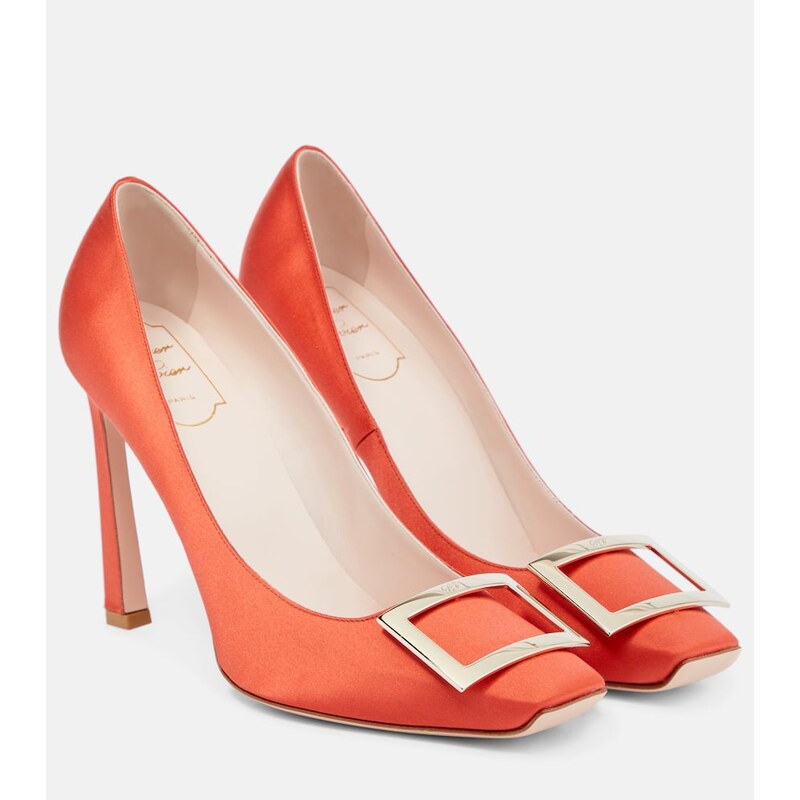 Roger Vivier Trompette satin pumps