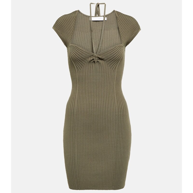 Simkhai Dylan ribbed-knit midi dress