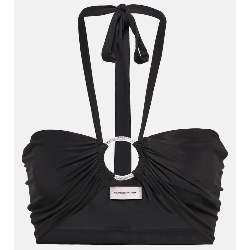 Alexandre Vauthier Crystal-embellished bralette