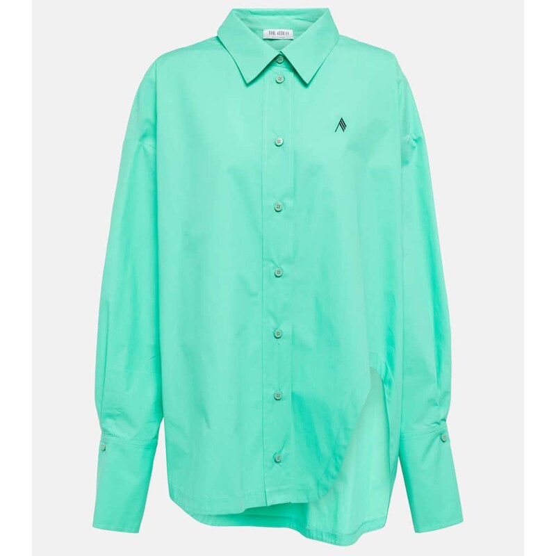The Attico Diana cotton canvas shirt