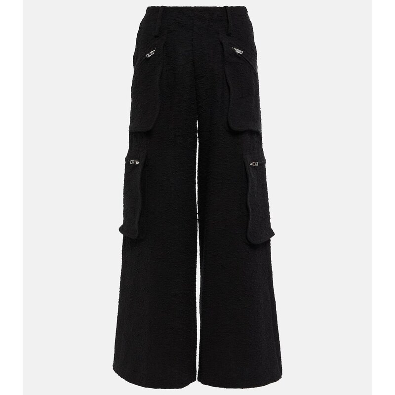 Amiri High-rise wide-leg cargo pants
