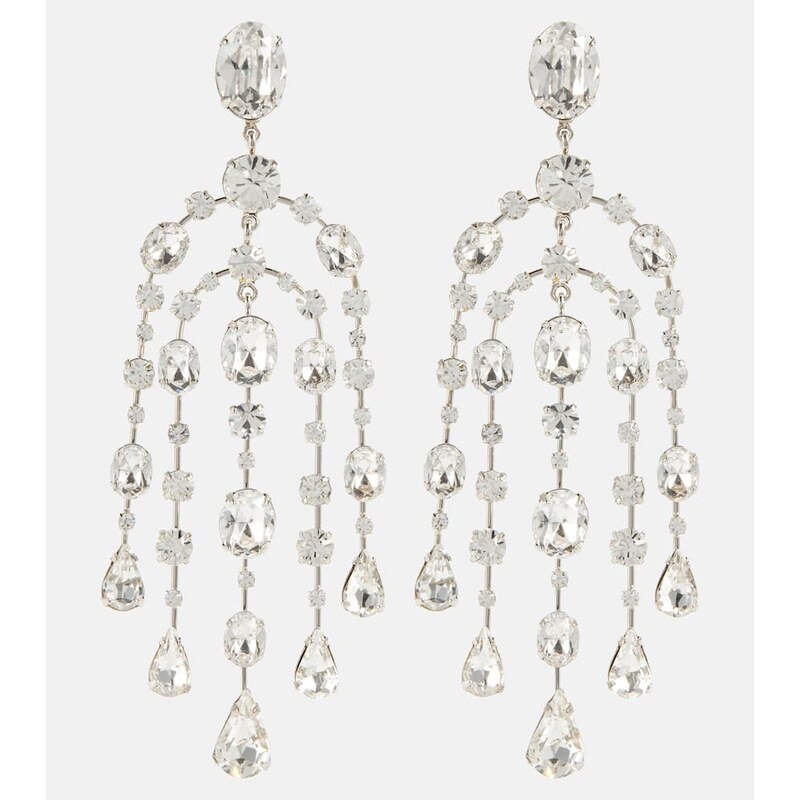 Jennifer Behr Ophelia embellished drop earrings