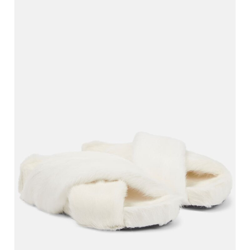 Jil Sander Shearling sandals