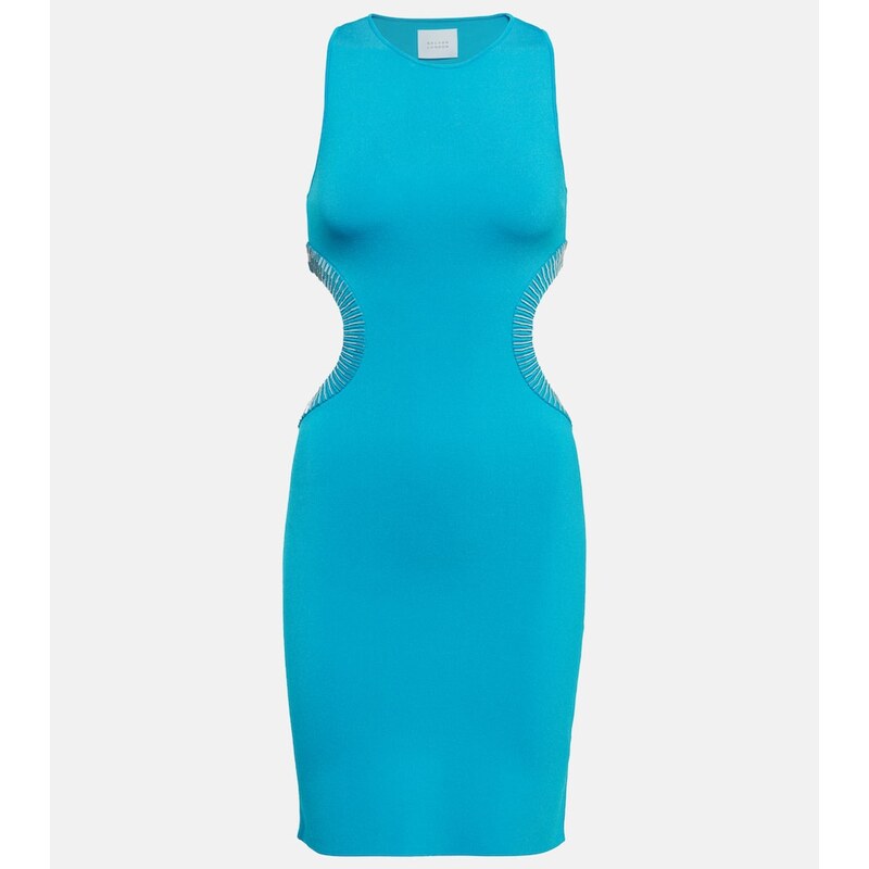 Galvan Luna cutout minidress