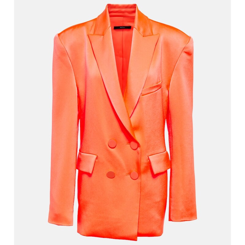Alex Perry Wells crÃªpe satin blazer