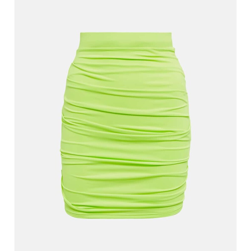 Alex Perry Ruched high-rise miniskirt