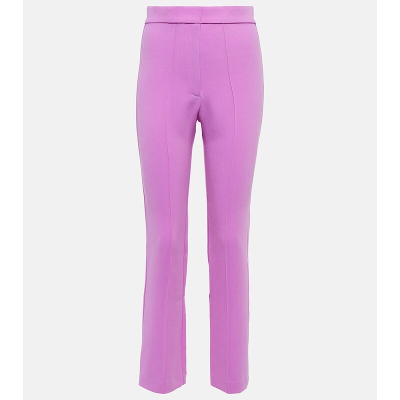 Alex Perry Dallin high-rise straight cropped pants