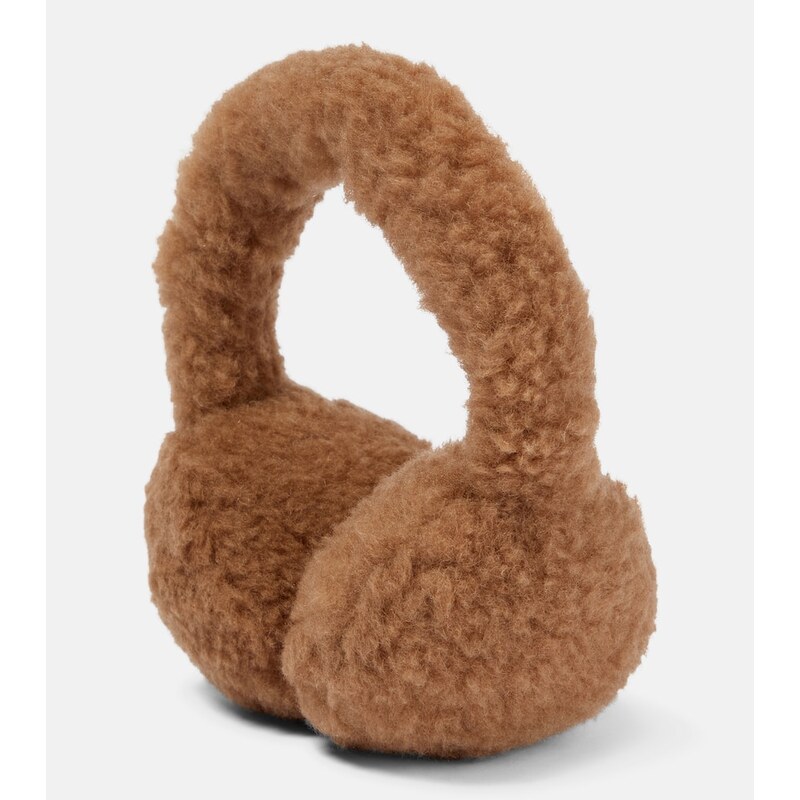 Max Mara Camel hair and silk ear muffs
