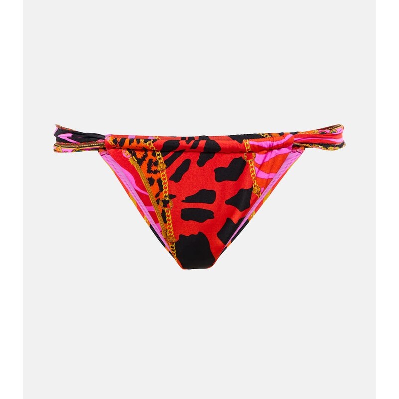 Camilla Giraffe-print bikini bottoms