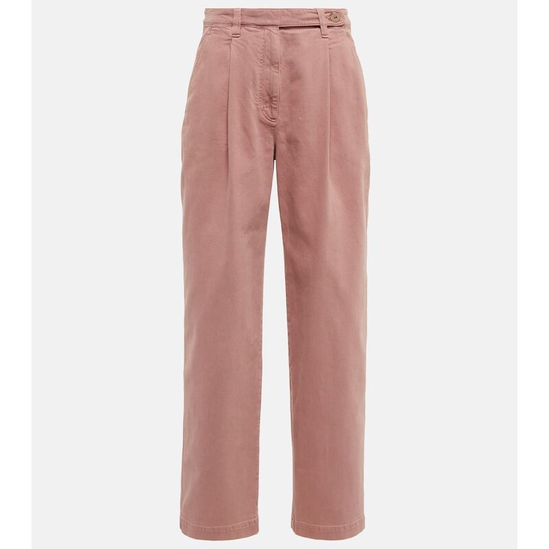 Brunello Cucinelli High-rise straight jeans