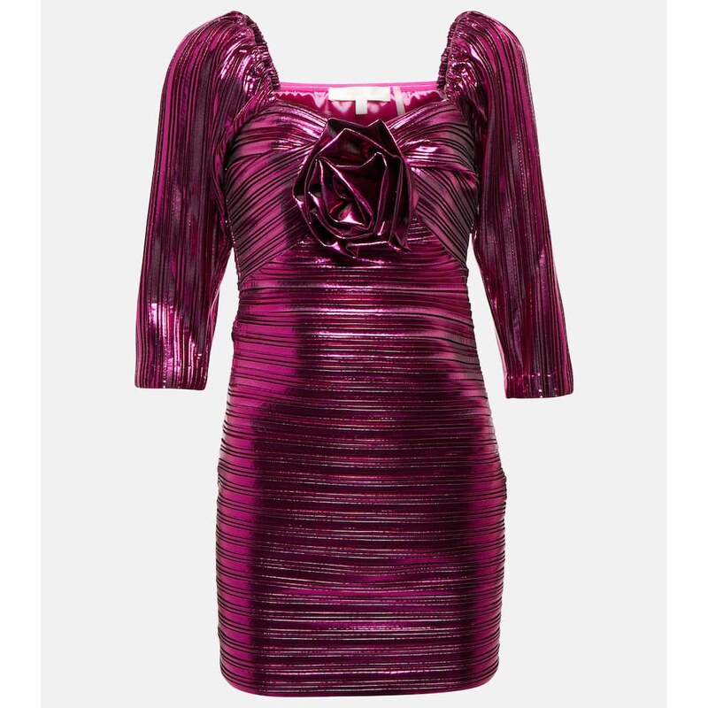 LoveShackFancy Thompson lamÃ minidress
