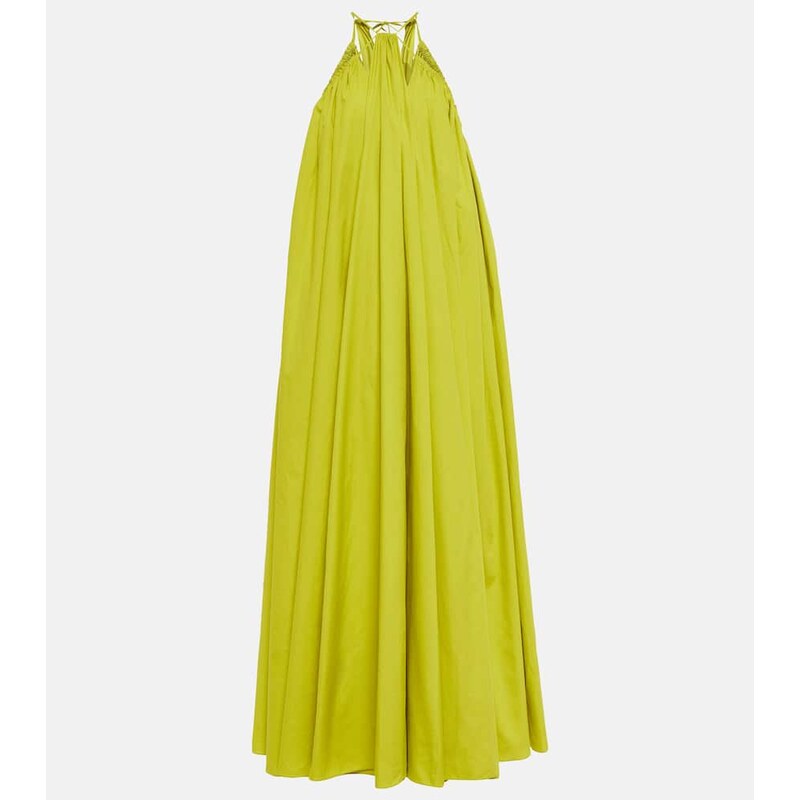 Oscar de la Renta Halterneck cotton gown